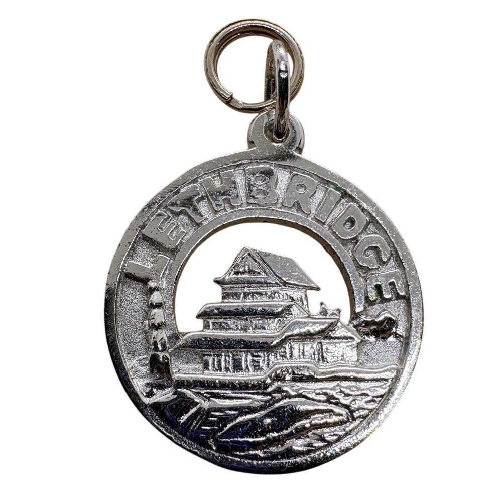 Vintage Bond Boyd Sterling Silver Lethbridge Nikka Yuko Garden Souvenir Charm 3g